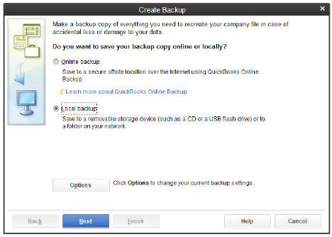QuickBooks Backup